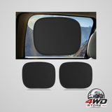 Rear car window shades for side windows, 17.13 x 13.86 inch static cling baby sun shade, 2 pack