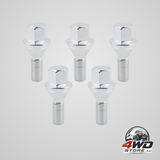 5 piece M12 x 1.25 wheel lug bolts, wheel studs for Jeep Cherokee, Compass and Chrysler
