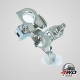 Positive battery terminal clamp for select Ford vehicles like F150, Edge, Mustang and Focus