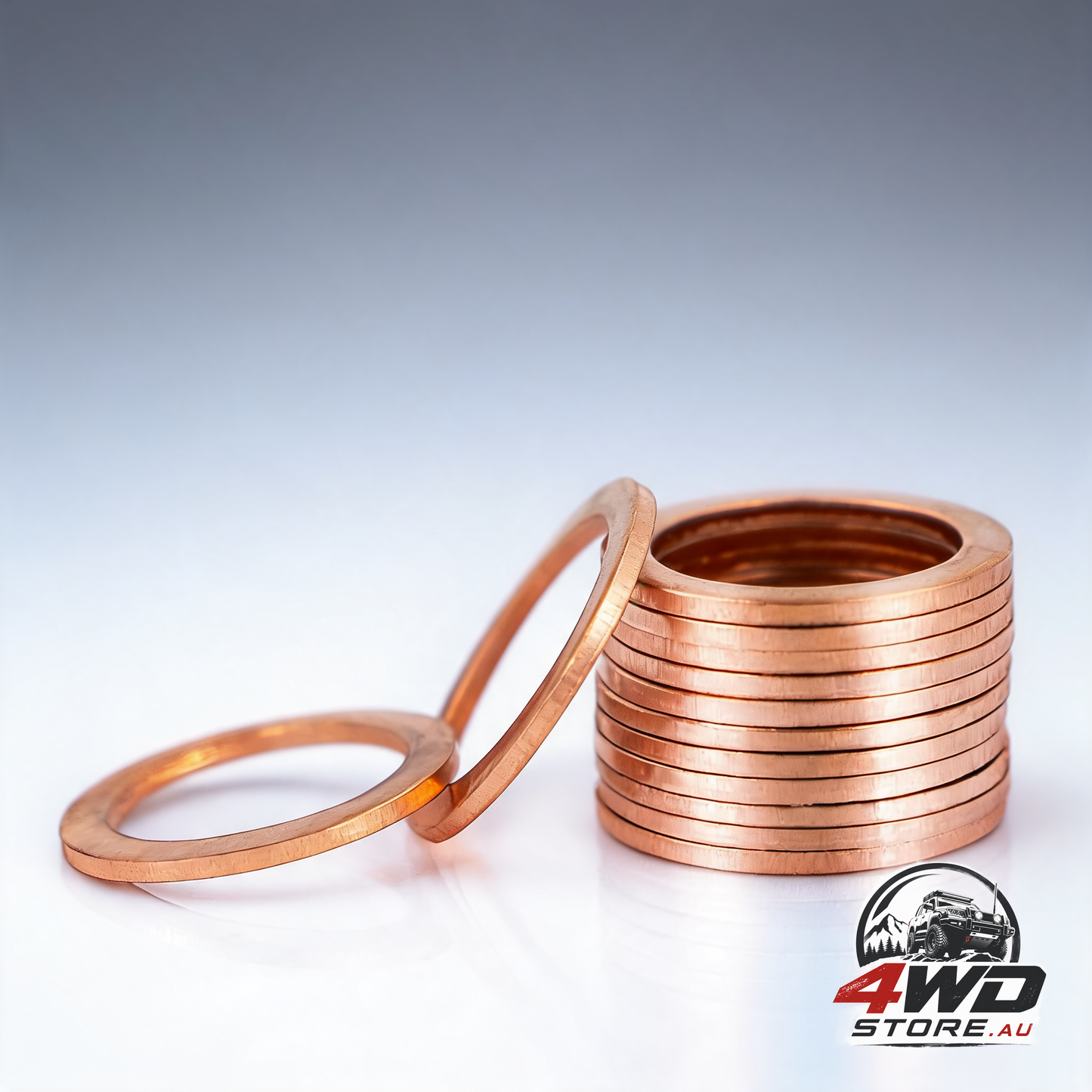 20 piece M12 oil drain plug gaskets, copper crush washer seal rings