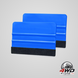 Wallpaper smoothing tool, vinyl felt squeegee for window tint film and peel and stick wallpaper, 2 pack