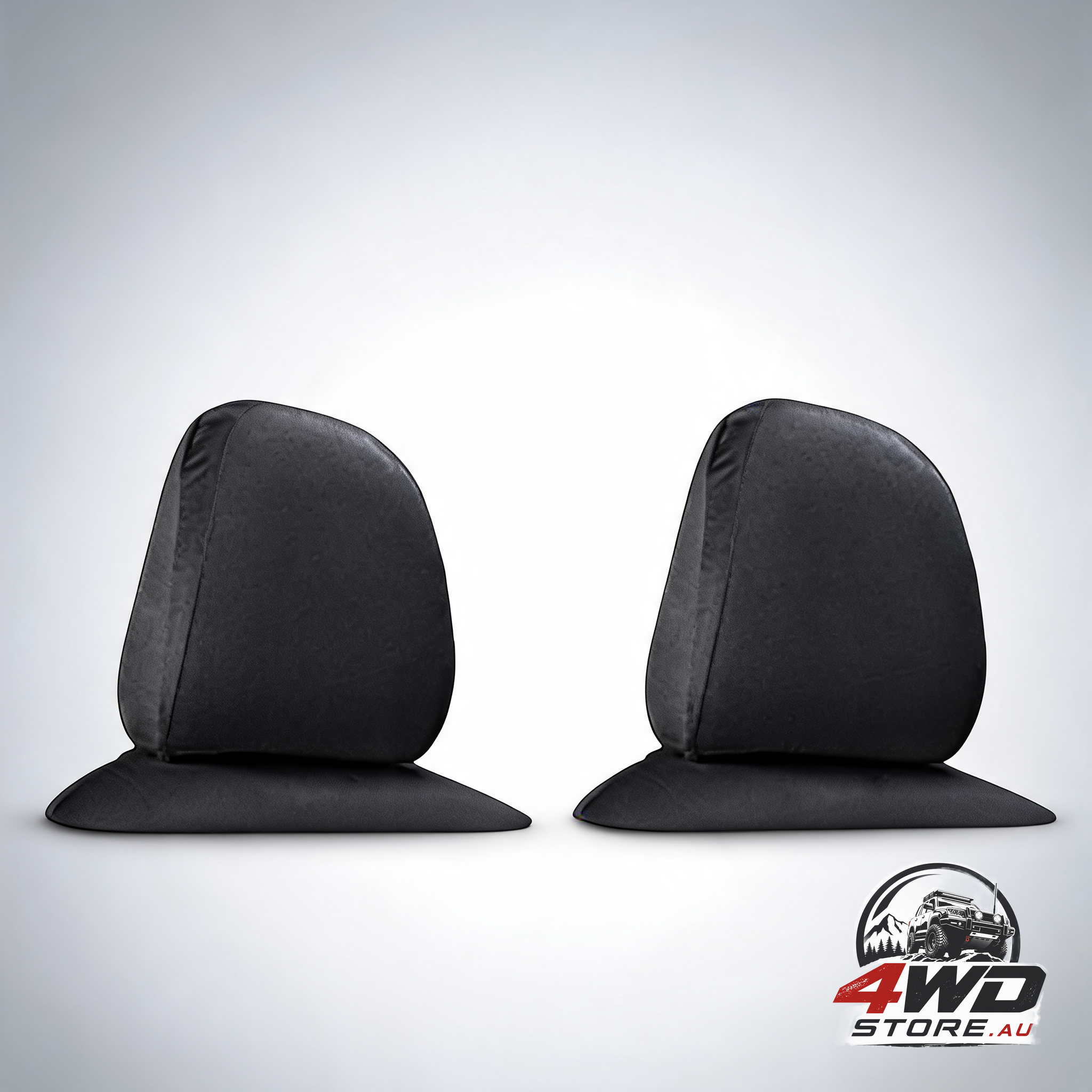 Car headrest covers, anti-dirty soft all-season seat head rest protectors for truck and SUV, 2 pack