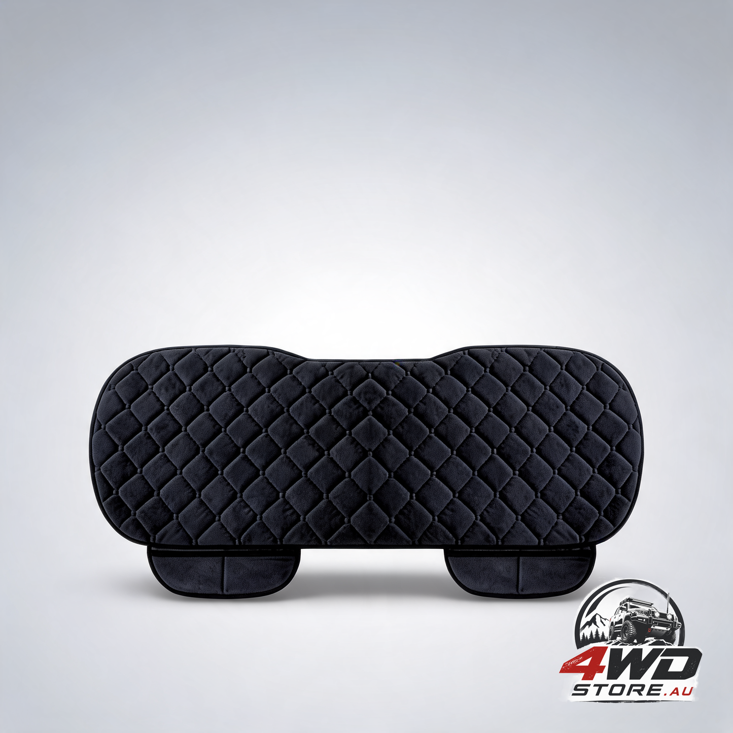 Back seat cover, black breathable car rear bench bottom cushion protector for most 5-seat cars