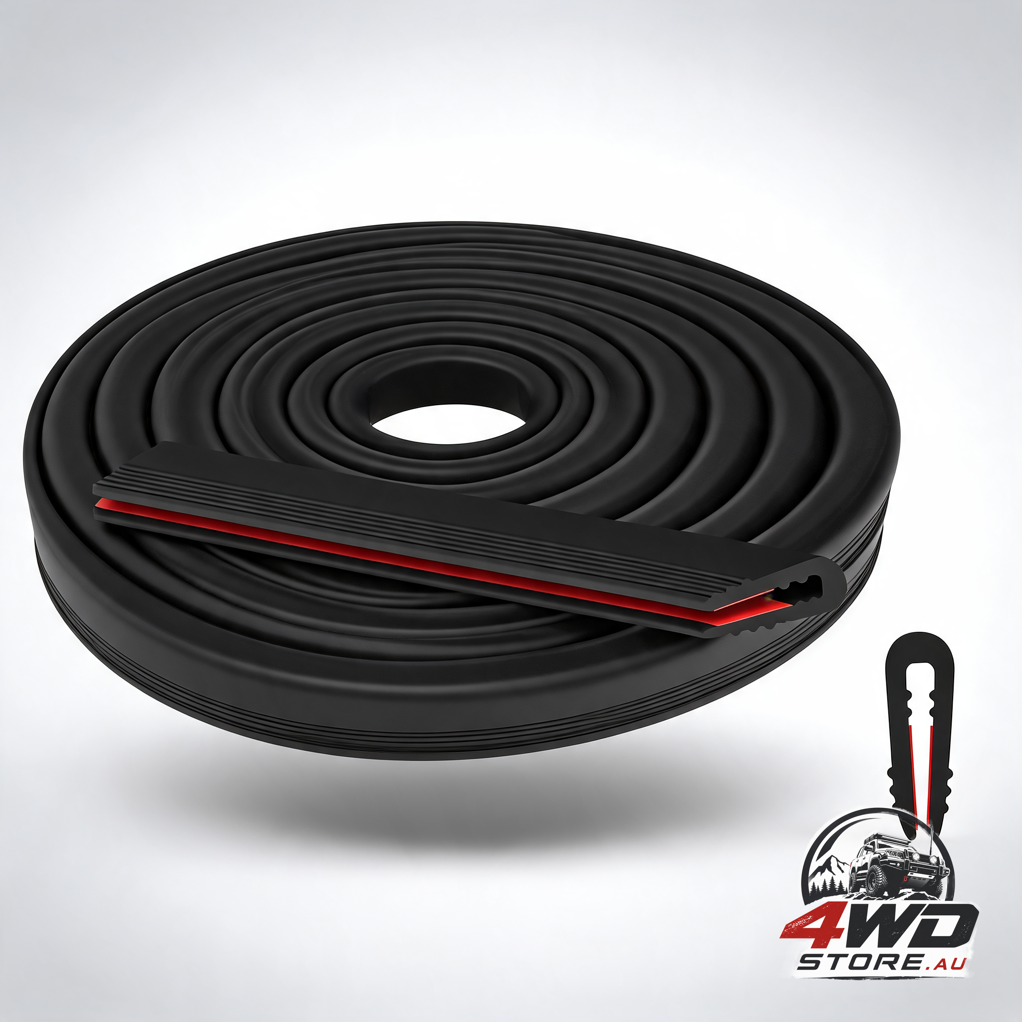 Rubber edge trim U channel, 1/16 inch self-adhesive EPDM edge guard for car doors, 10ft black
