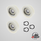 3 piece 36 tooth e-bike wheel hub motor planetary gears with bearing, 38mm nylon gear