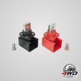 Brass lithium battery terminal connectors, 300A and 400A energy storage terminals, 2 pack