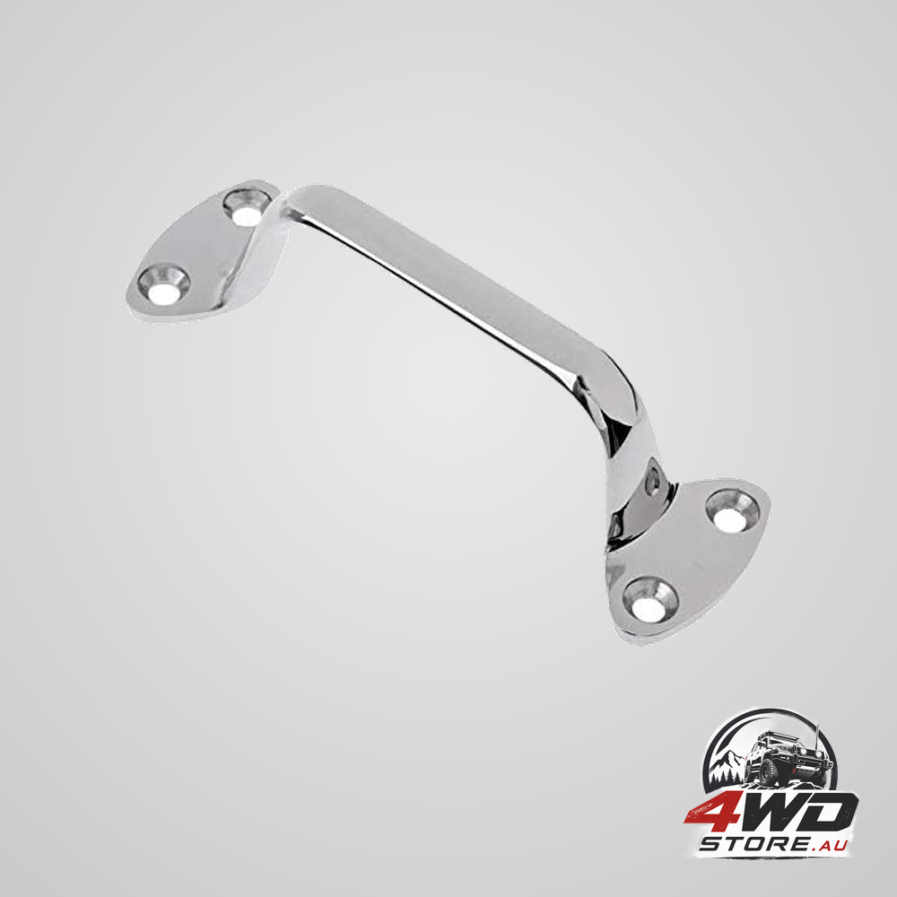 Marine large cleat door grab handle, 316 stainless steel 150mm handrail pull for boat and yacht