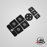 Car window switch button repair sticker for Mercedes-Benz W204 C250, C300 and C350