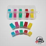 10 Pack car fuse assortment kit 20A 30A 40A 50A 60A square mini fuses for auto van truck