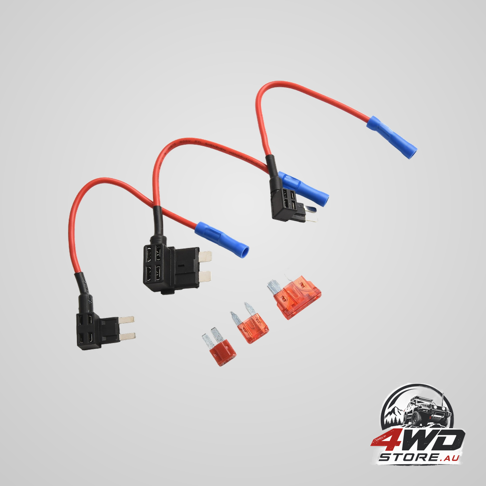 LLDI 3 types car Add-A-Circuit fuse TAP adapter standard auto blade fuse holder for trucks cars boats with 12V 24V 10A wire