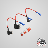 LLDI 3 types car Add-A-Circuit fuse TAP adapter standard auto blade fuse holder for trucks cars boats with 12V 24V 10A wire