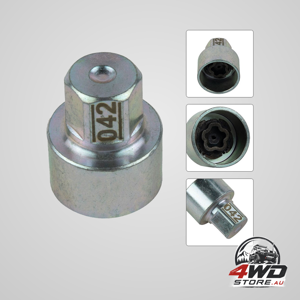 LLDI for BMW wheel lock Anti-Theft lug nut removal key socket #42 for 1 3 4 5 6 7 series F12 F20 F30 F32 F10 F01