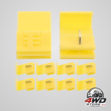 Worgeous yellow wire connectors for cars quick installation components waterproof plastic 10pcs