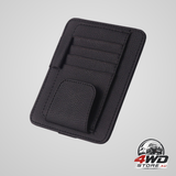 SWETRACE automotive sunglass holder visor organiser black organizing driving 1Pack 15.00X12.50X0.60CM black