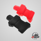 SWETRACE 2Pcs battery terminal cover plastic insulation safety for car battery terminals 2.8x3.8x7.2in
