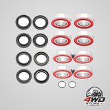 M MATI front rear wheel bearings seals for yamaha rhino 450 rhino 660 rhino 700 2005-2013