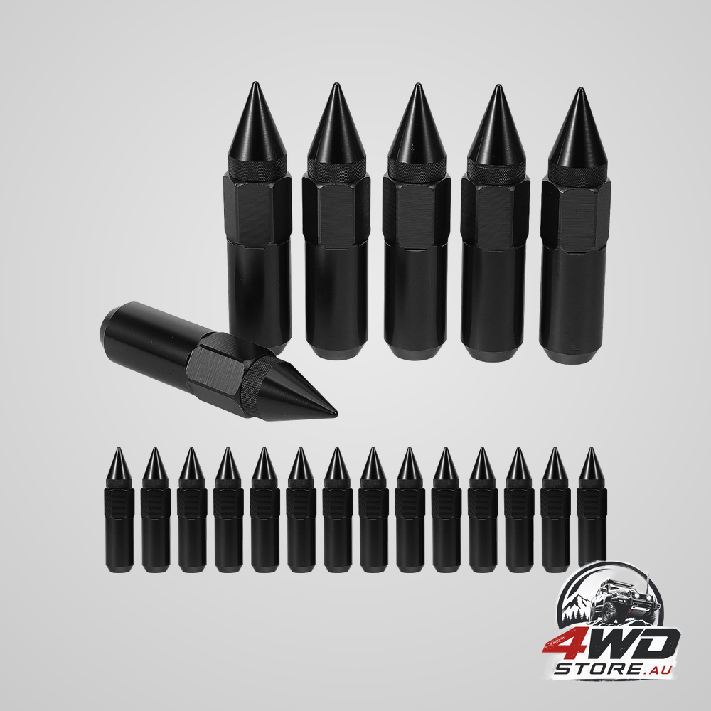 SWETRACE automobile nut cover wheel nut cover black aluminium 20pcs