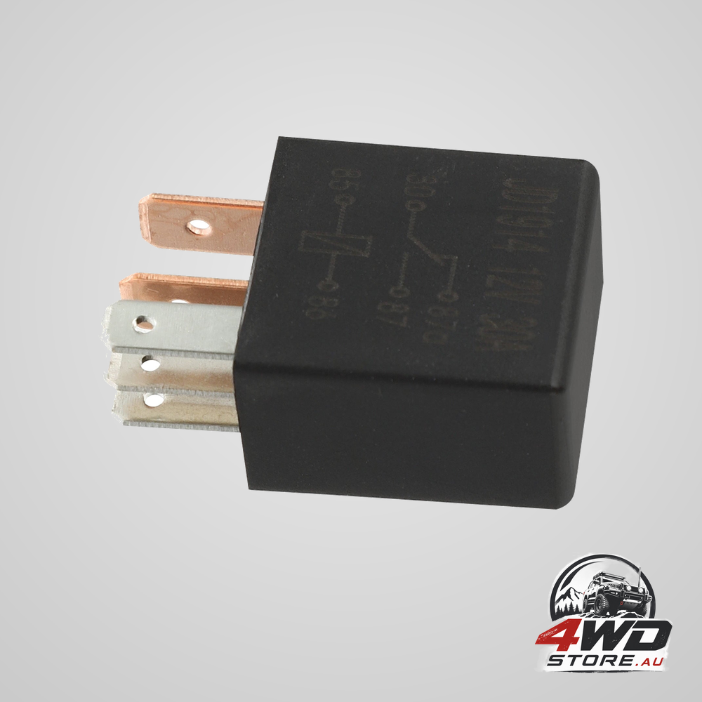 SWETRACE automotive power relay 1Pack mini black plastic copper for car starter and control