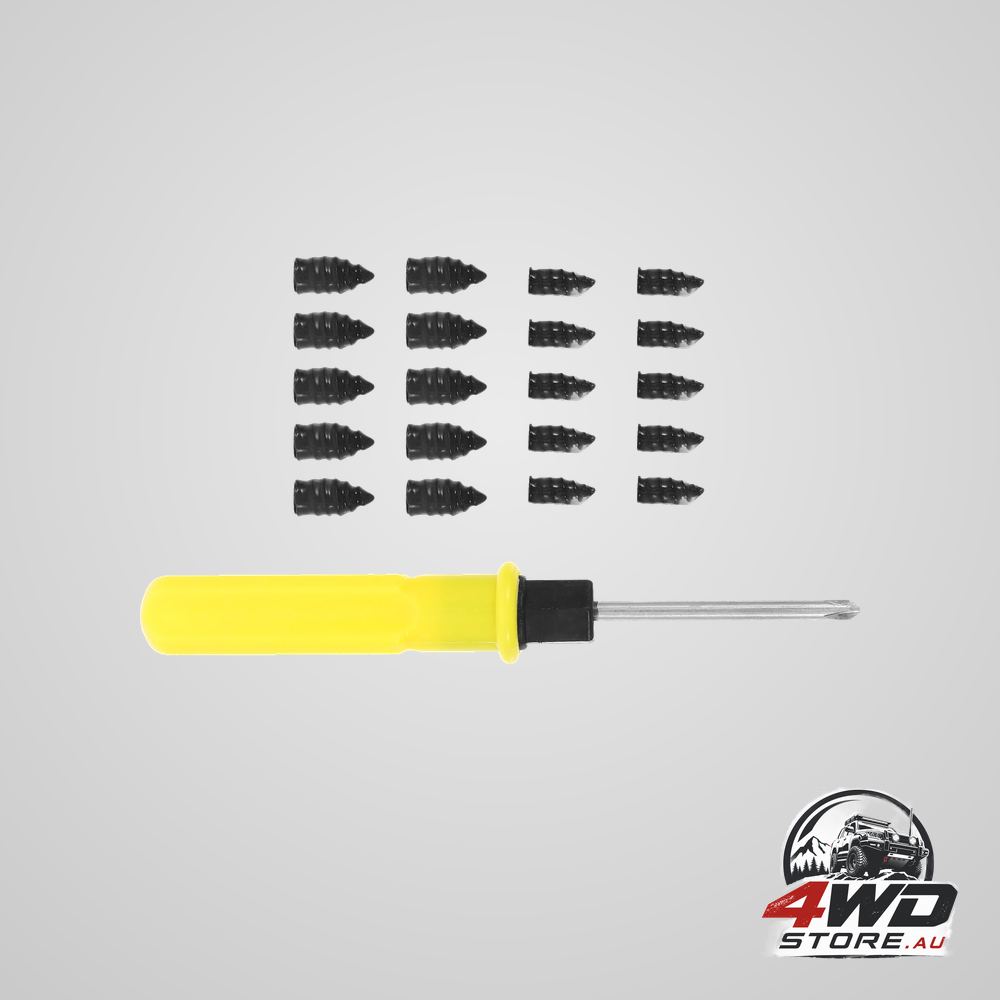 SWETRACE car wheel puncture repair screws 1 set with iron and rubber for tyres