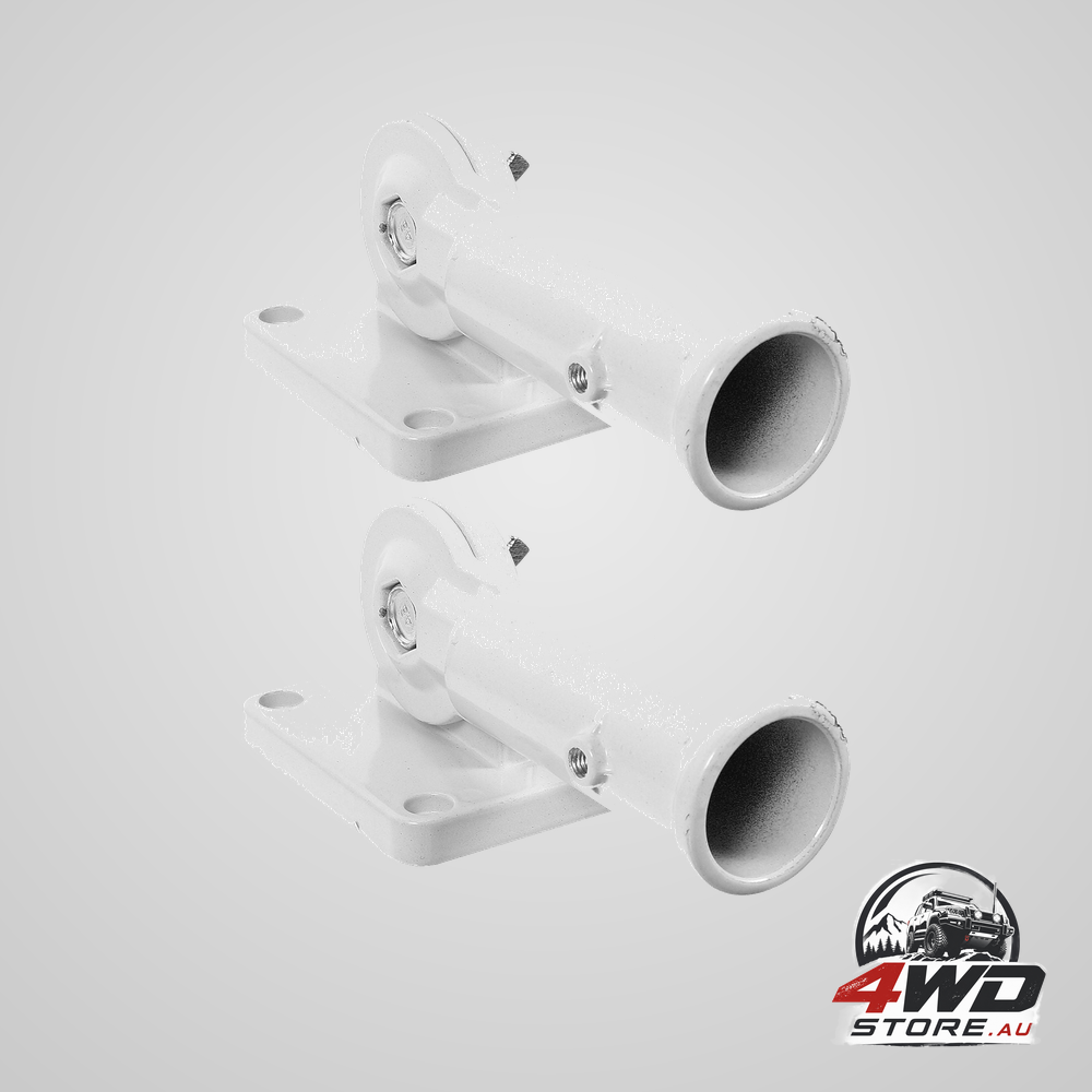 SWETRACE 2Pcs adjustable flag pole clamp for truck and outdoor use 15x7cm