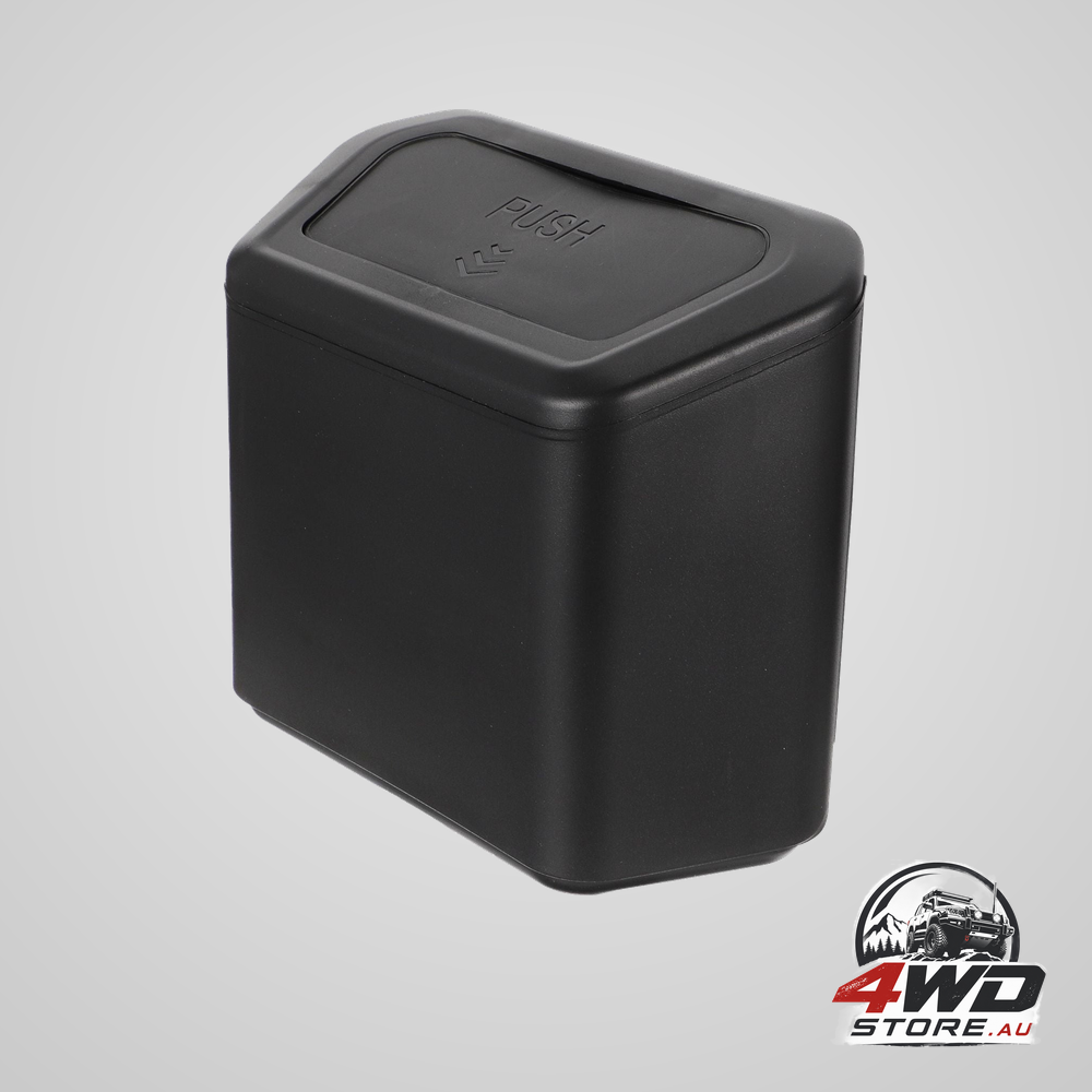 SWETRACE 1Set trash holder for car rectangular black plastic with for drivers
