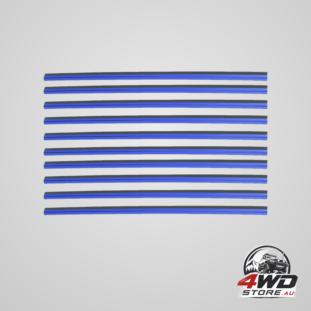 Worgeous 10 pcs auto accessories interior car vent decoration strip blue