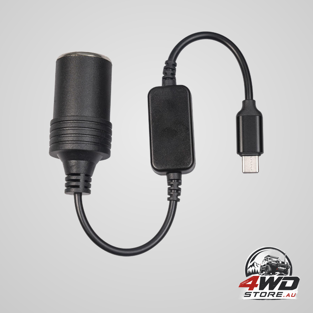 USB c type c to 12V car cigarette lighter socket female converter adapters. B2V1