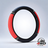 Universal car steering wheel cover 37-38cm - leather embroidered colour Diamond-Studded elastic four seasons steering wheel