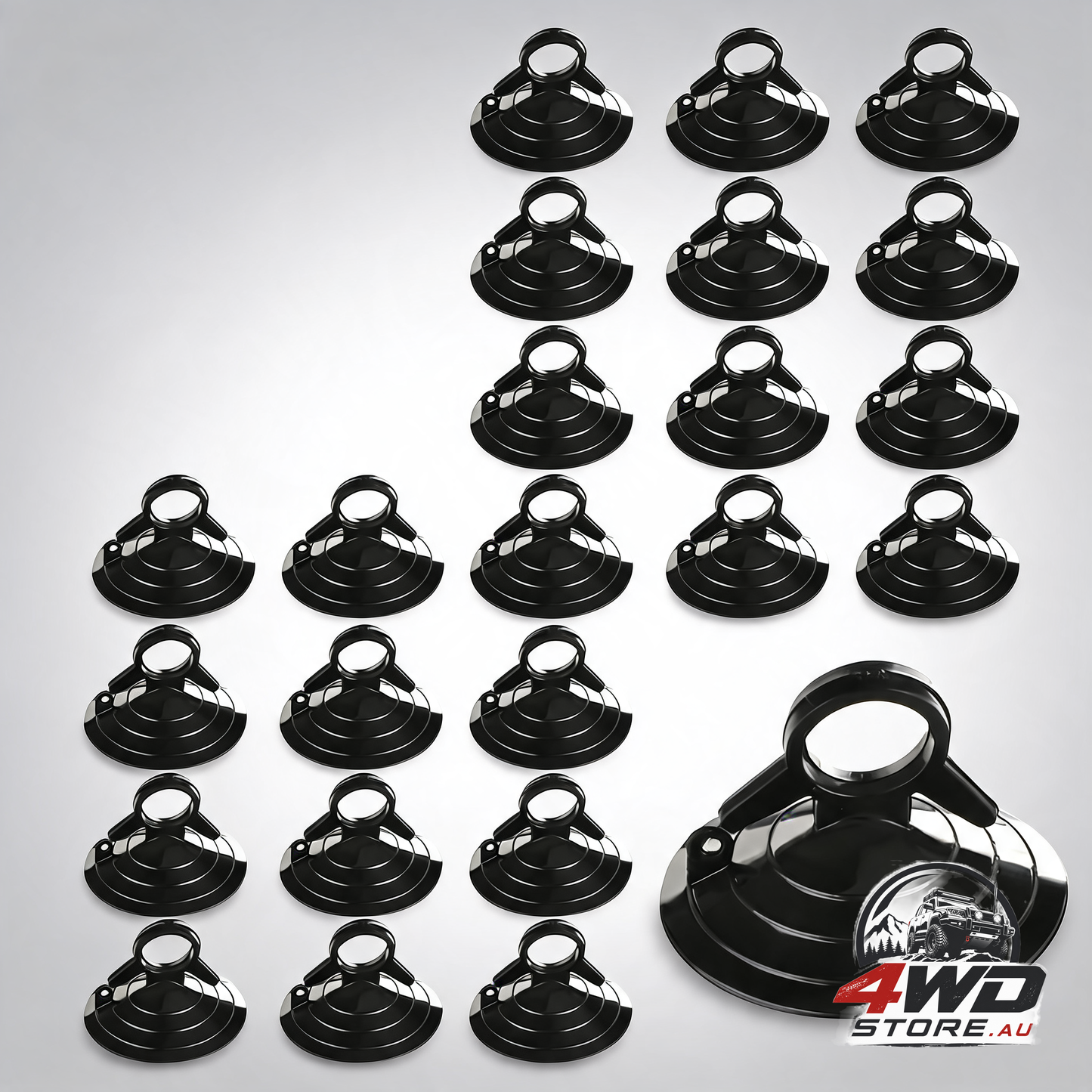 Suction cups with loops 24Pcs window suckers with ring car glass windshield sunshade suction cups aquarium heater suction