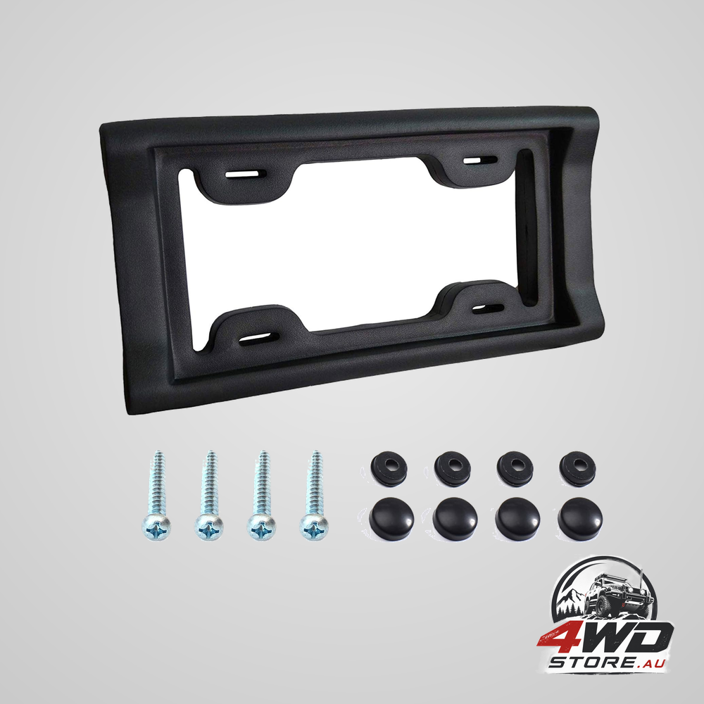 Ultimate license plate bumper guard screws included - 2.3 thick rubber license plate mount protects bumper from scratches
