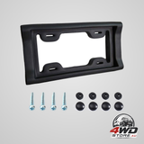 Ultimate license plate bumper guard screws included - 2.3 thick rubber license plate mount protects bumper from scratches