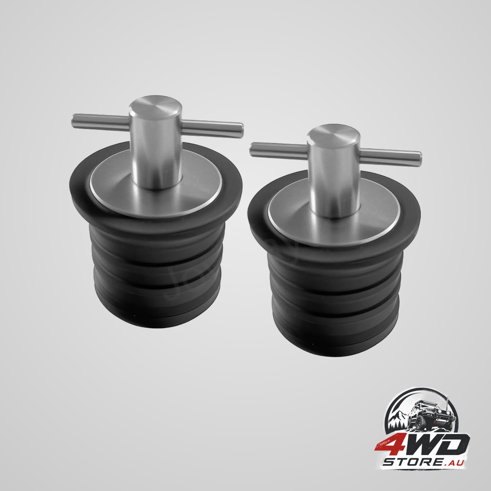 Rubber drain plug t handle twist plugs for boat drains