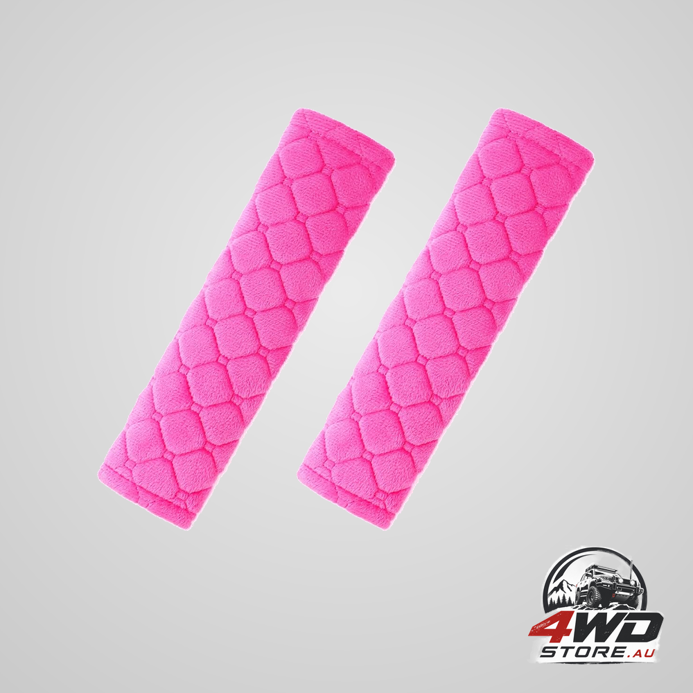 2 PCS car seat straps shoulder pads soft auto seat belt cover universal safety strap cover helps protect your neck and
