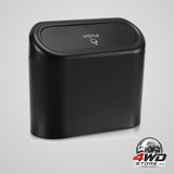 Car trash can with lid + mini car garbage bags for auto trash bin