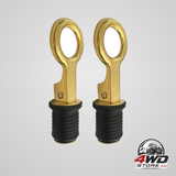 Rubber drain plug snap handle
