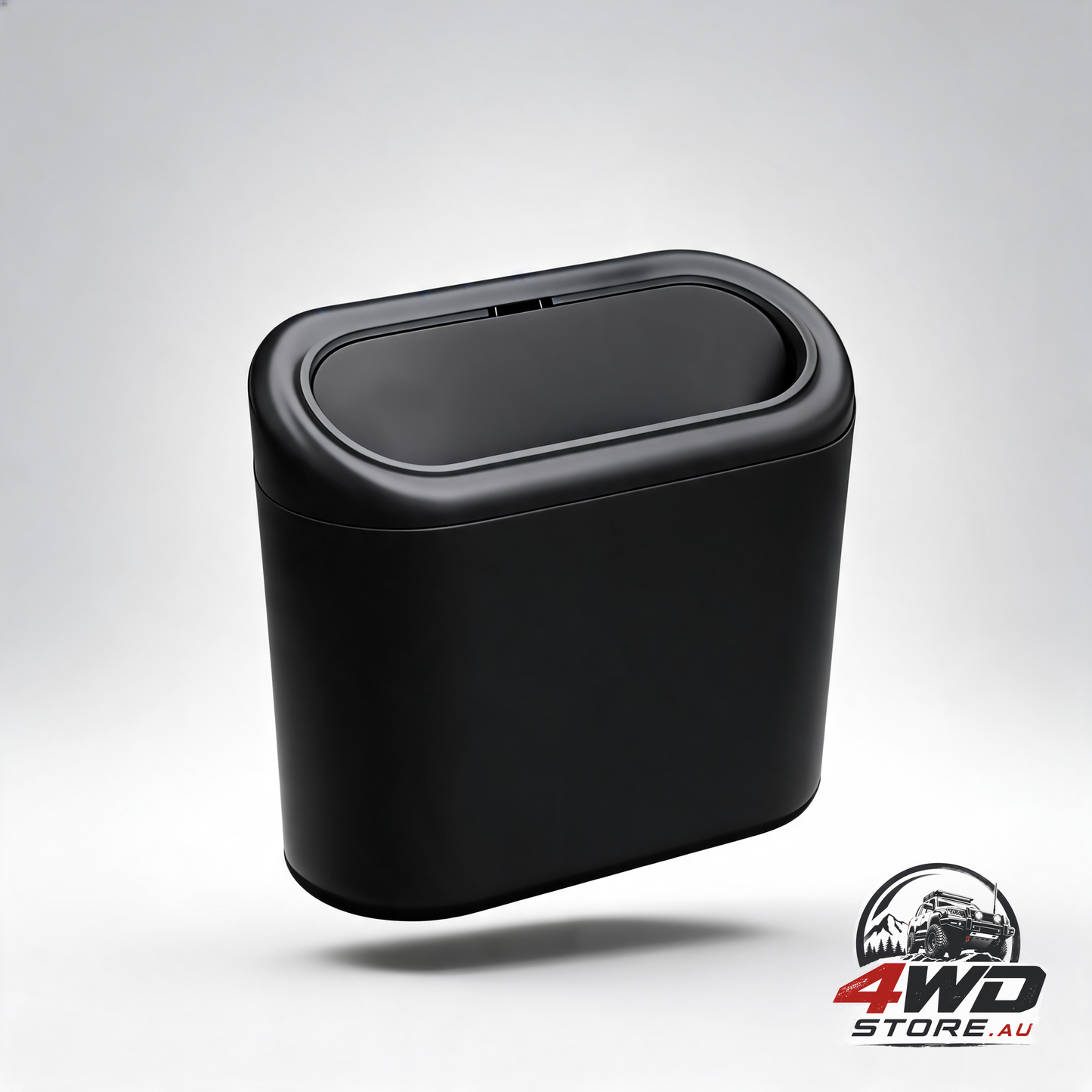 Car trash can with lid, mini auto dustbin garbage organiser with 30 pcs plastic trash bag, automotive garbage container bin