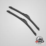2Pcs windshield Wipers-22 + 22 premium All-Seasons auto windshield wiper blades for my car (Set of 2)-J-Hook