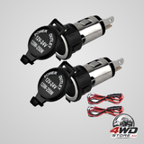 Cigarette lighter socket - 12V car marine motorcycle ATV RV power outlet socket replacement, waterproof