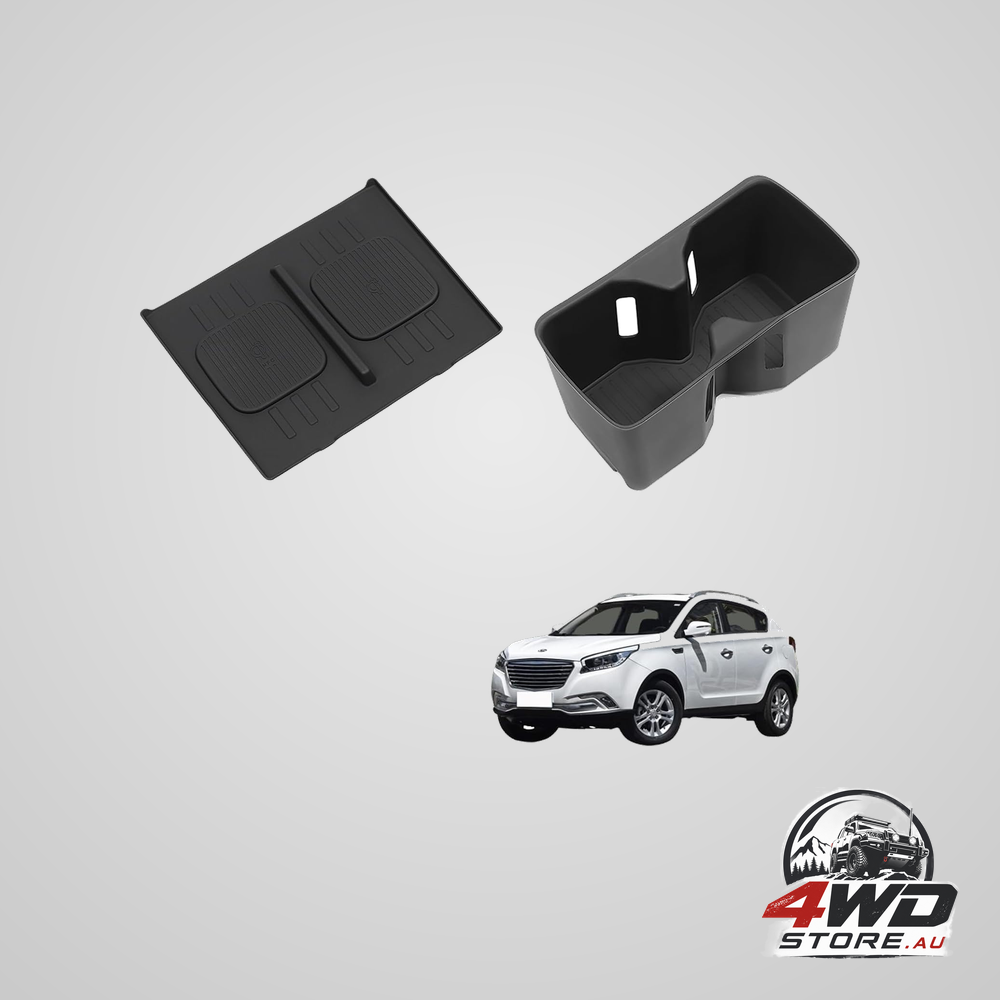 For 2024 2025 2026 hyundai santa fe not for hyundai tucson centre console silicone water cup holder insert with wireless