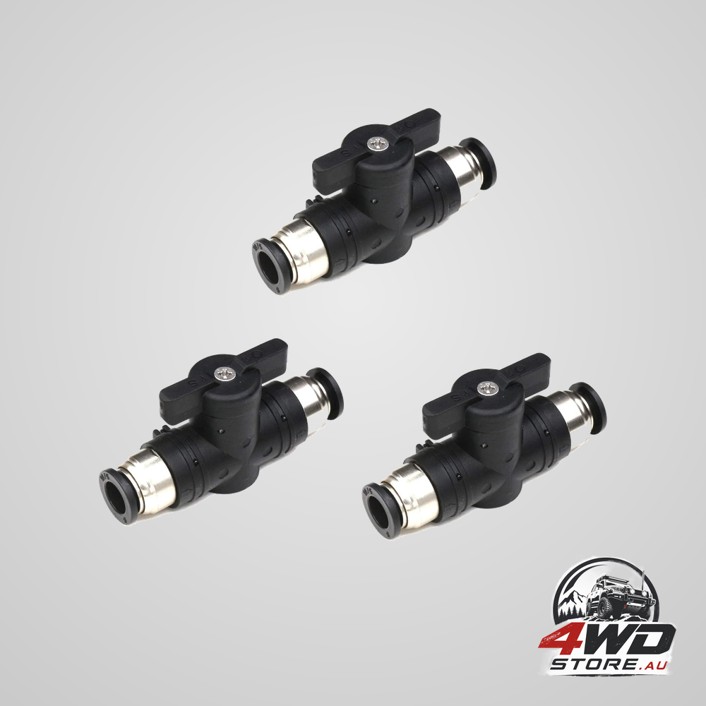 1/4 Push connect valve pneumatic ball valve 1/4 inch tube quick connect valve straight union air flow control valve tube