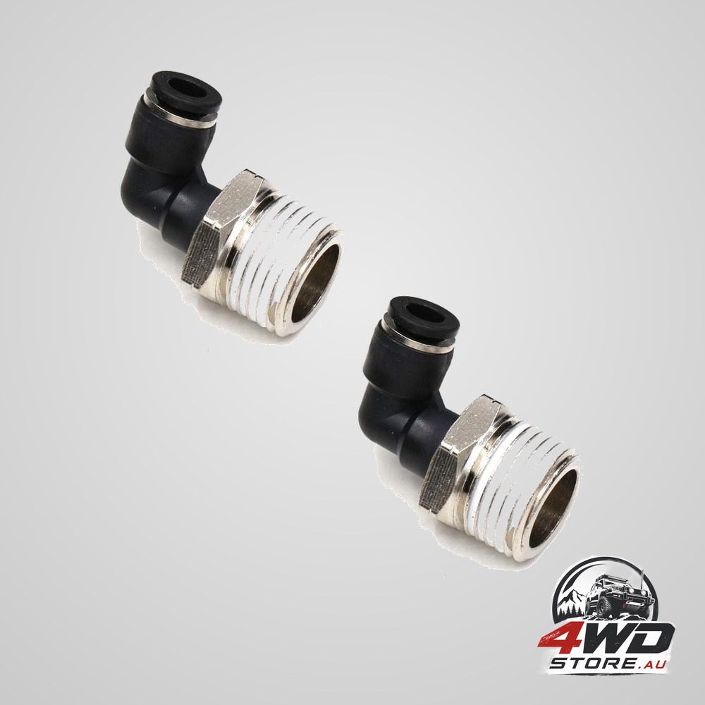 1/2 Npt push to connect air fitting 1/4 inch OD tubing elbow air line quick connect fittings male threaded 90 degree push in