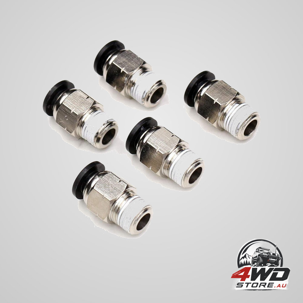 Push to connect tube fitting PC 1/4 tube od x 1/8 NPT thread quick connect air fittings pneumatic connector straight push