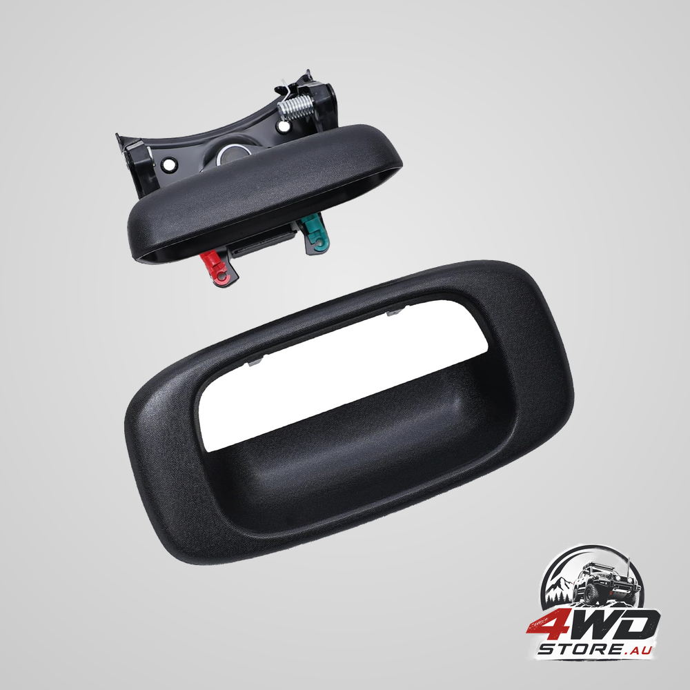 Premium tailgate handle latch and bezel trim with rod clips, fits for 1999-2007 chevy silverado GMC sierra 1500 2500 3500