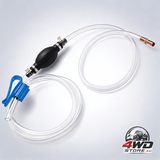 Gas siphon hose pump, manual hand pump for water, petrol and diesel with 2 PVC hoses
