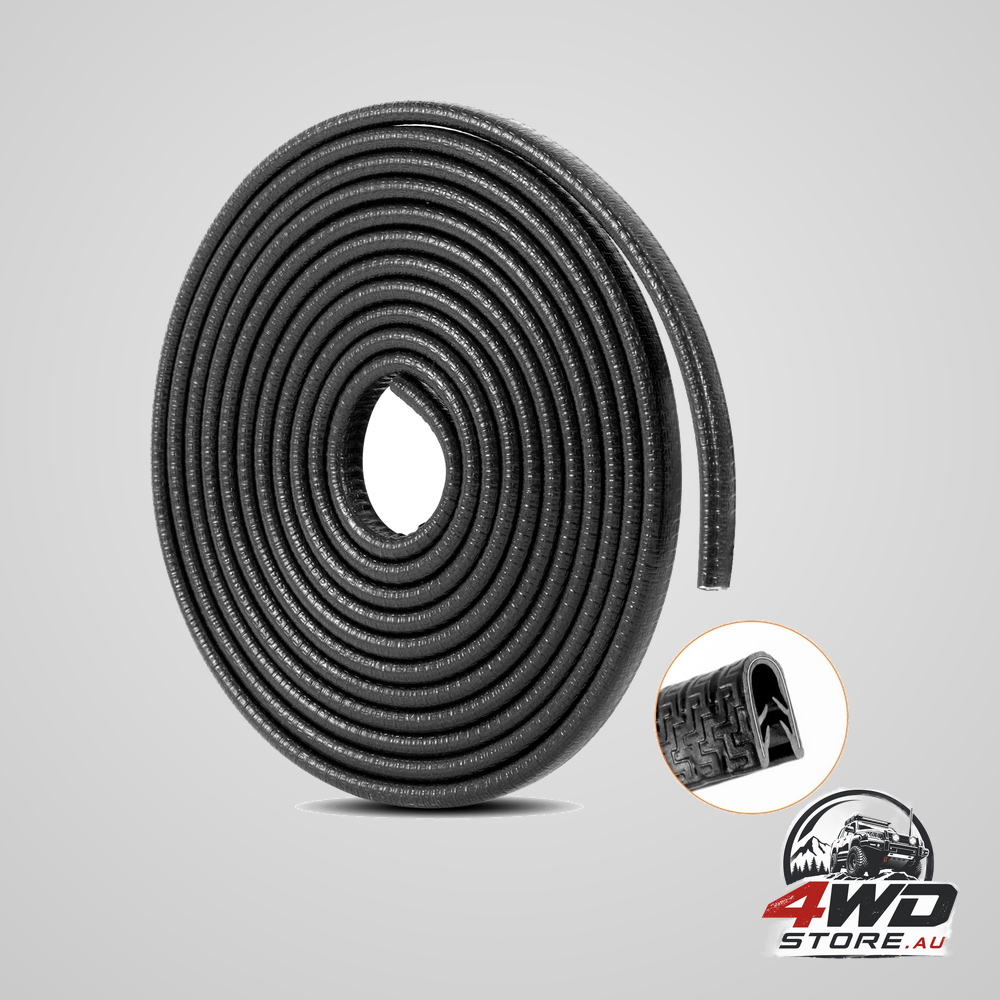 Car door edge guards, 16ft 5m U-shape automotive door entry protector trim for most cars