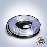 32.8ft 10m clear car door edge guards, self-adhesive PVC U-shape for most vehicles