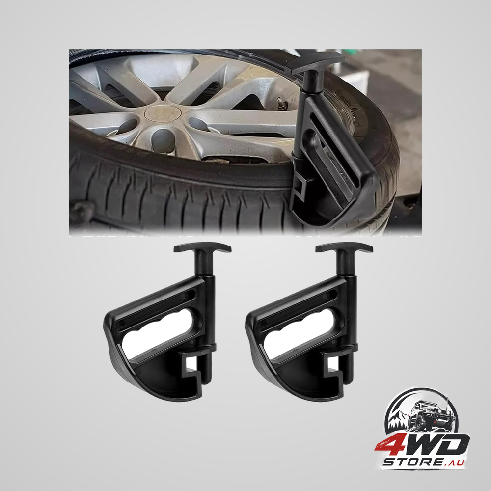 Car tyre changer, nylon tyre bead clamp drop centre tool, heavy duty, 2 pack