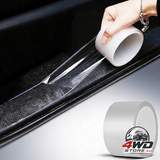 Anti-scratch transparent car door edge guard protector strip, 33ft x 2in, invisible tape