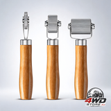 Heavy duty car sound deadening roller metal tool, 3 pcs noise roller for soundproofing