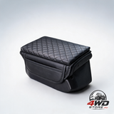 Center console armrest cover for Ford Bronco 2021-2026, leather with side pockets, 2/4-door